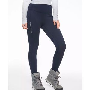 NWT Athleta “Ridge Tight” Navy Leggings Size Small